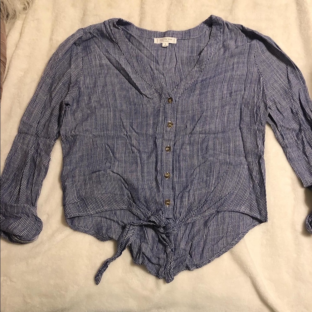 Day to Day Target Striped Blouse